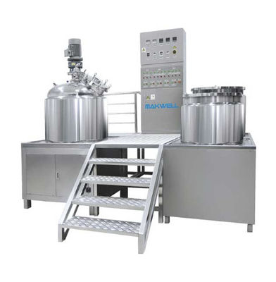 quality Crema cosmética Emulsionador homogeneizante al vacío Emulsionador de alta cizalladura Mezclador dispersor de 2800 rpm factory